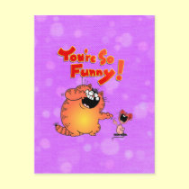 silly cat postcards