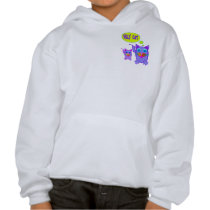 Silly Cat Says 2-Sided Kids' Sweatshirts