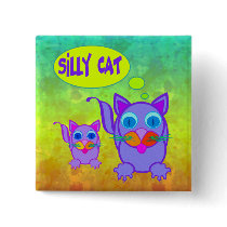 Silly Cat Says Buttons