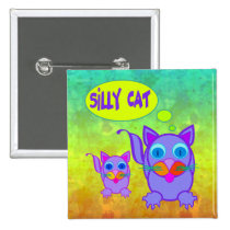 Silly Cat Says Buttons