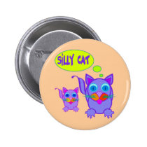 Silly Cat Says Buttons