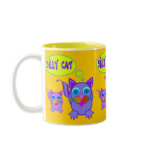 Silly Cat Says Mugs
