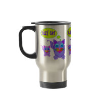 Silly Cat Says Travel Mugs