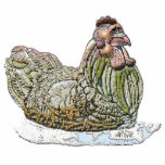 Silly Chicken Magnet photo sculptures