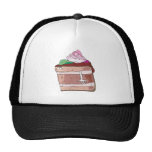 silly chocolate cake cartoon character hat
