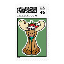 silly christmas moose postage by doonidesigns silly christmas moose postage