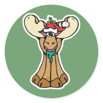 silly christmas moose stickers by doonidesigns silly christmas moose stickers