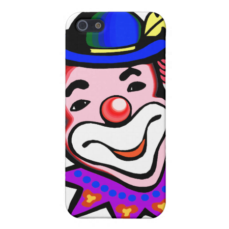 silly clown head iPhone 5 cover