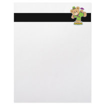 Silly Clown Teddy Bear Customized Letterhead