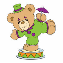 Silly Clown Teddy Bear photo sculptures by doonidesigns Silly Clown Teddy Bear photo sculptures