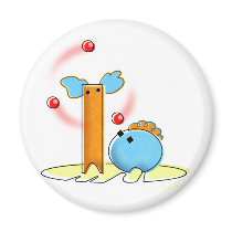 Silly Clowns magnets