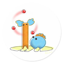 Silly Clowns stickers