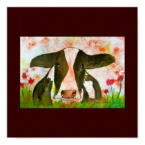 Silly Cow-Poster posters