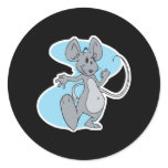 silly cute cartoon mouse stickers