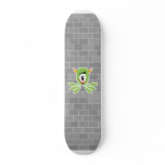 silly cyclops monster skateboard deck
