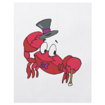 silly dancing crab personalized flyer