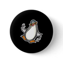 silly dancing penguin buttons
