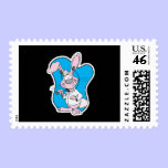 silly doctor bunny rabbit postage
