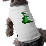Silly Dragon Green Dog T-shirt