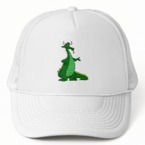 Silly Dragon Green Trucker Hats