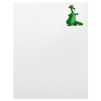 Silly Dragon Green Letterhead Design