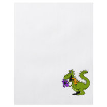 Silly Dragon with Sock Puppets Flyer Design