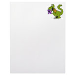 Silly Dragon with Sock Puppets Letterhead