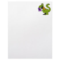 Silly Dragon with Sock Puppets Letterhead