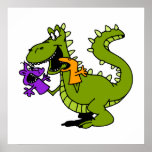 Silly Dragon with Sock Puppets posters