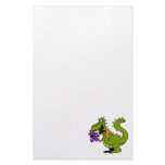 Silly Dragon with Sock Puppets Stationery