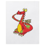 silly dragon with tail in mouth flyers