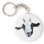 Silly-Face Goat Keychain