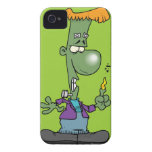 silly frankenstein halloween cartoon character iPhone 4 cases