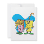 silly french fries and soft drink guys invites
