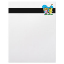 silly french fries and soft drink guys letterhead template