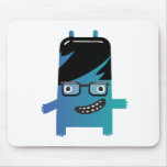 silly geek monster friend mousepads