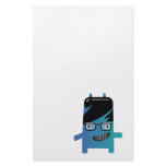 silly geek monster friend stationery paper