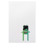 silly geeky monster dude personalized stationery