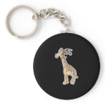 silly giraffe and monkey key chain