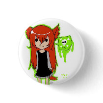 Silly Girl buttons by manasstalker Silly Girl buttons