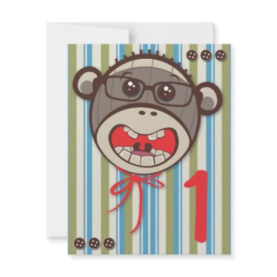 silly glasses sock monkey