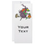 silly goofy halloween witch toon rack card design