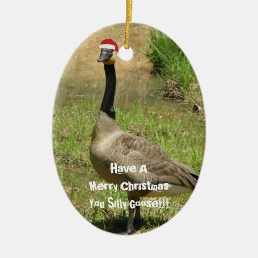 silly goose christmas ornament zazzle silly goose christmas ornament zazzle