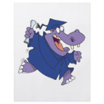 silly graduate graduation hippo cartoon flyers
