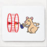 silly hamster oiling wheel mouse mats