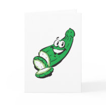 silly happy cucumber cards