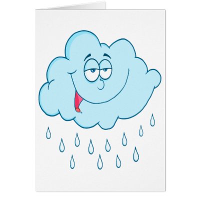 rain cloud cartoon