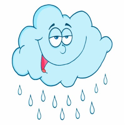 rain cloud cartoon