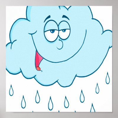 Cartoon Clouds Raining