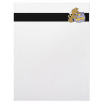 Silly Honey Bee Bear Custom Letterhead